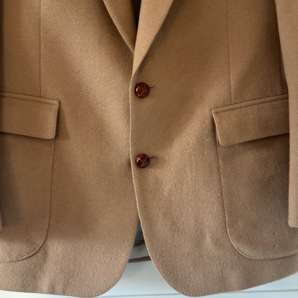 Chaps Men's Camel Brown Sport Coat Blazer - Picture 4 of 16